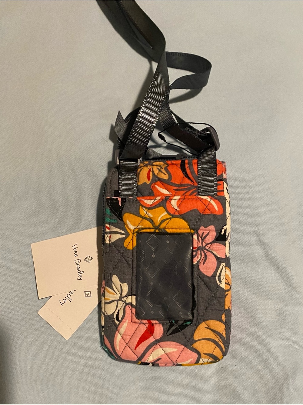 Vera Bradley Floral Quilted Crossbody phone bag